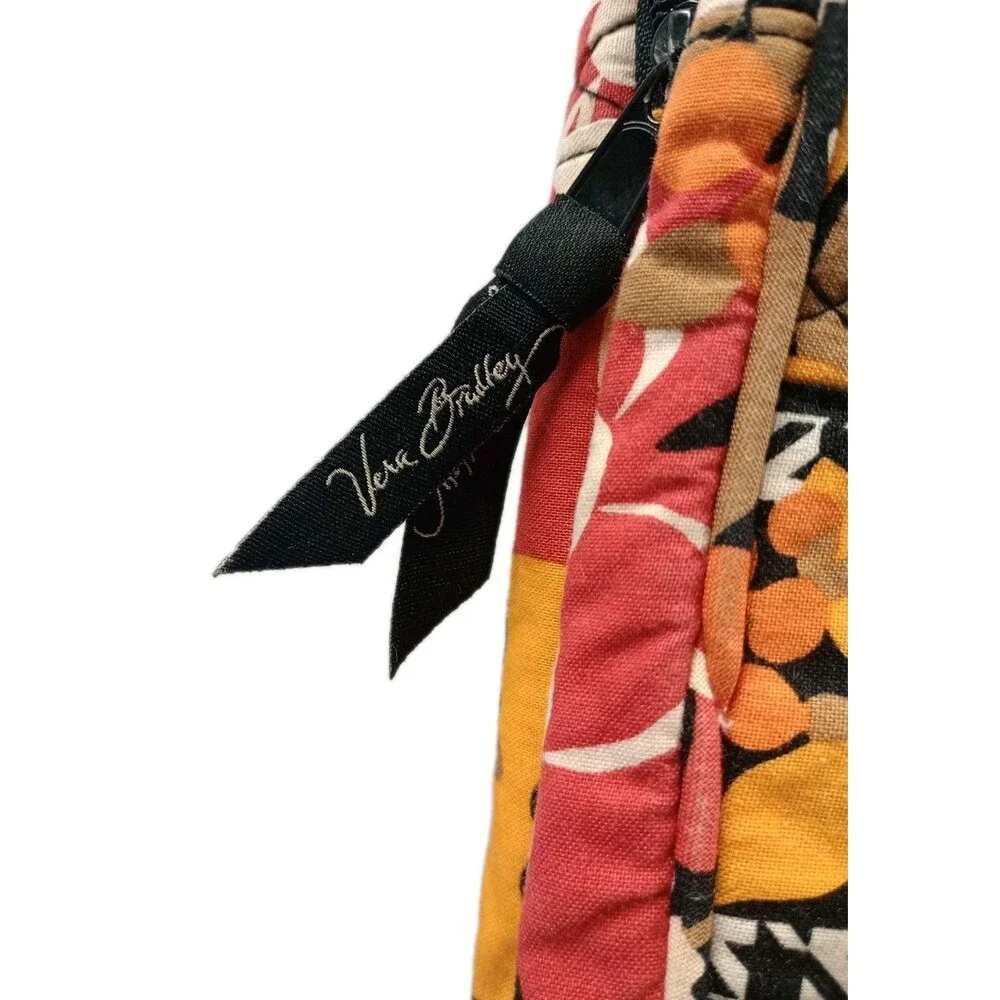 Vera Bradley Bittersweet Pattern Jewelry Organizer Multi Compartment Hanging Bag